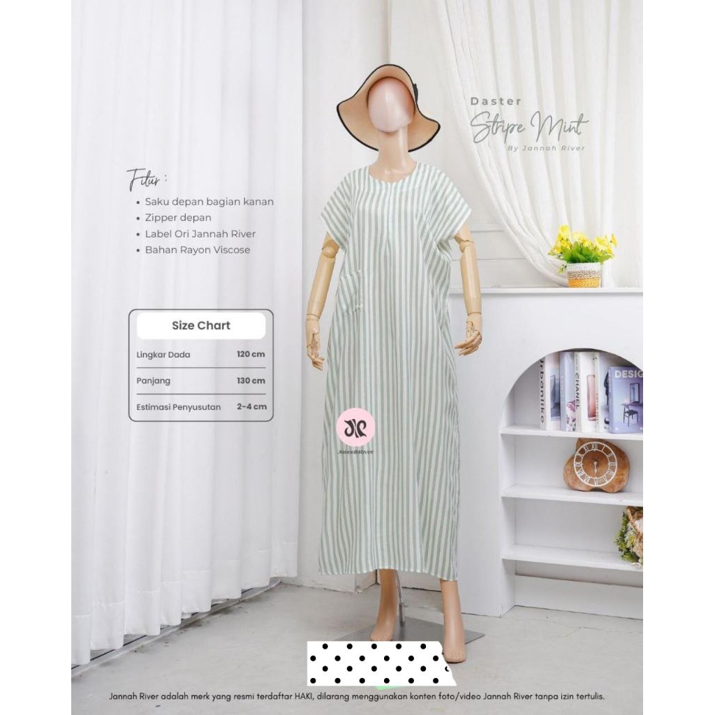 Daster Premium Ori Jannah River || Daster Kekinian || Daster Busui Friendly ( NEW )