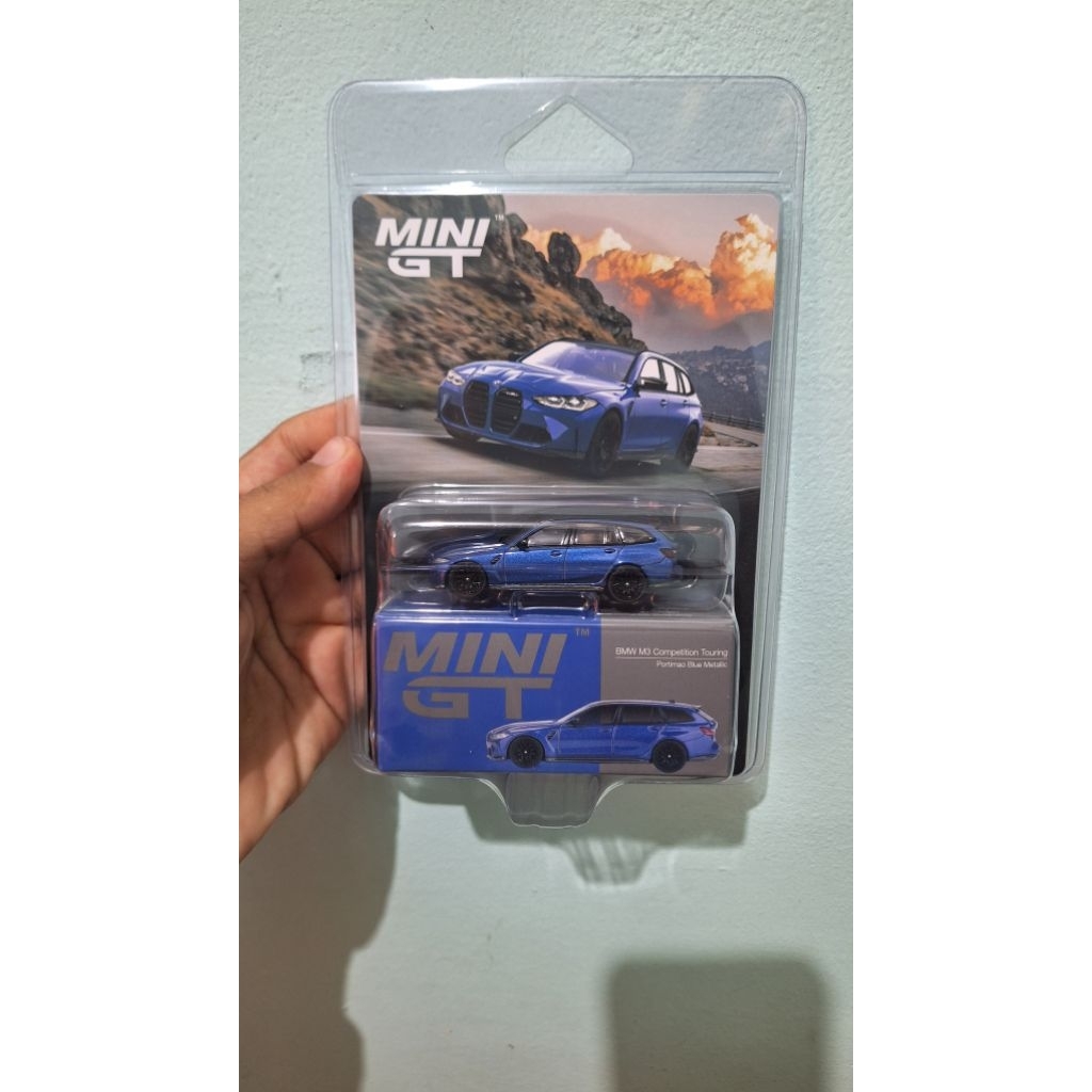 mini gt bmw m3 competition touring portimao blue metallic