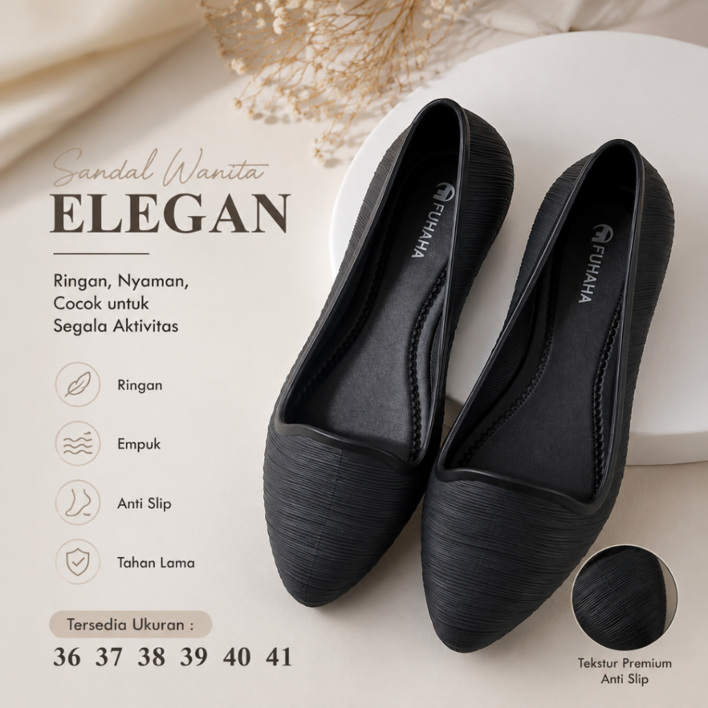 FUHAHA Sepatu Jelly Wanita Fuhaha | 708 | Sepatu wanita | MURAH