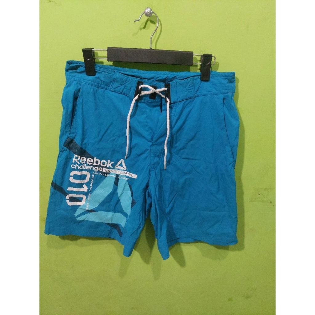 Celana Pendek Short pants pantai santai surfing Reeb fitness short board preloved