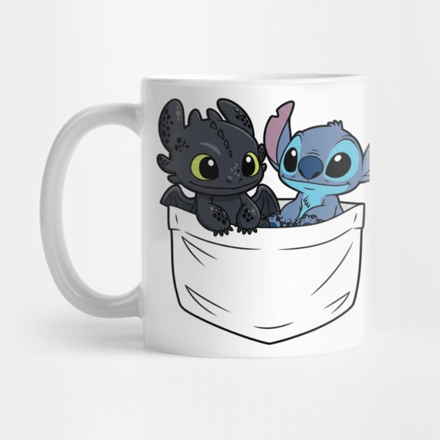Stitch Toothles Dragon Tea Mug