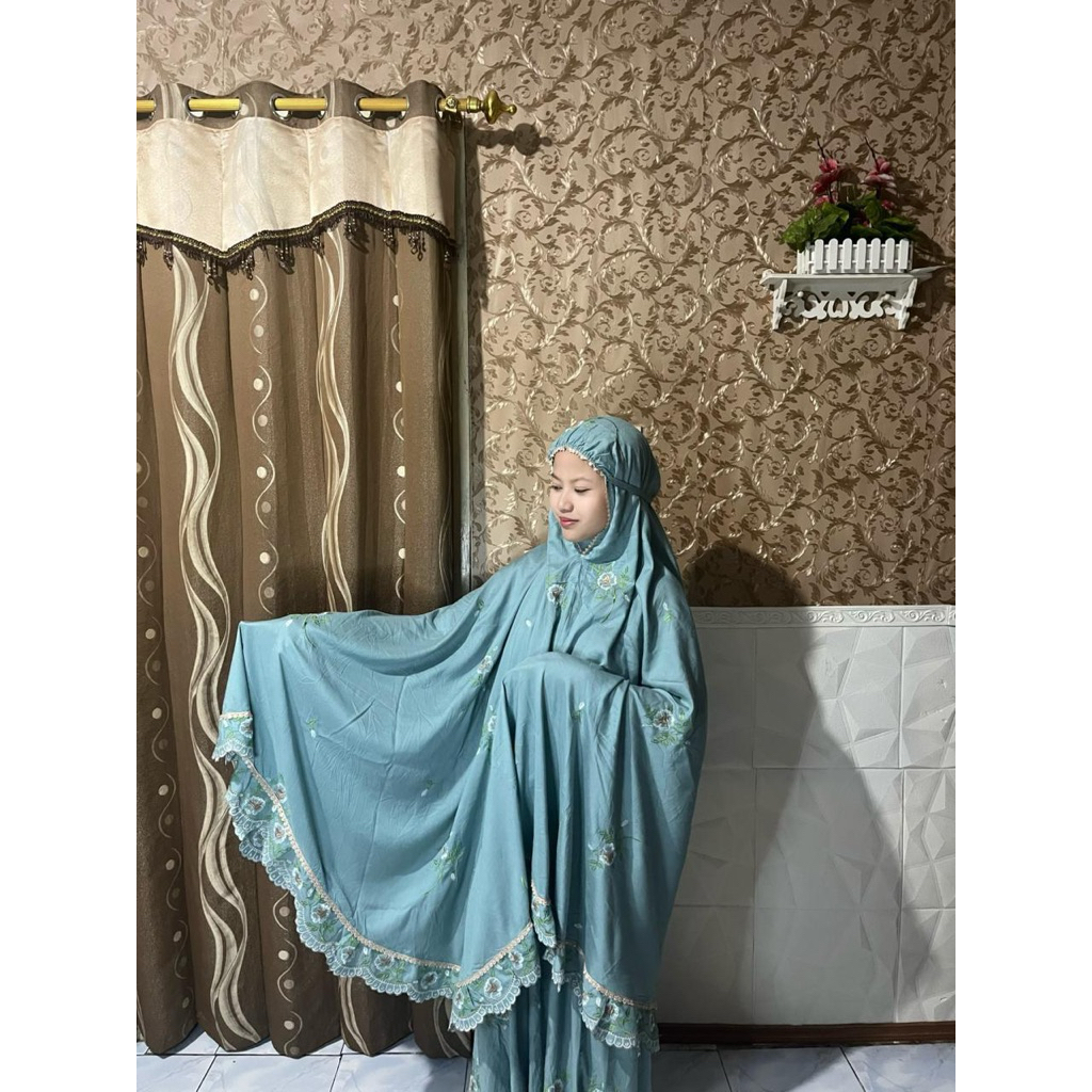 Mukena Bordir Mawar Indah