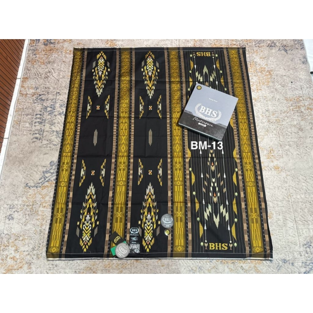 SARUNG BHS SGE MASTERPIECE SILVER HITAM LIMITED EDITION