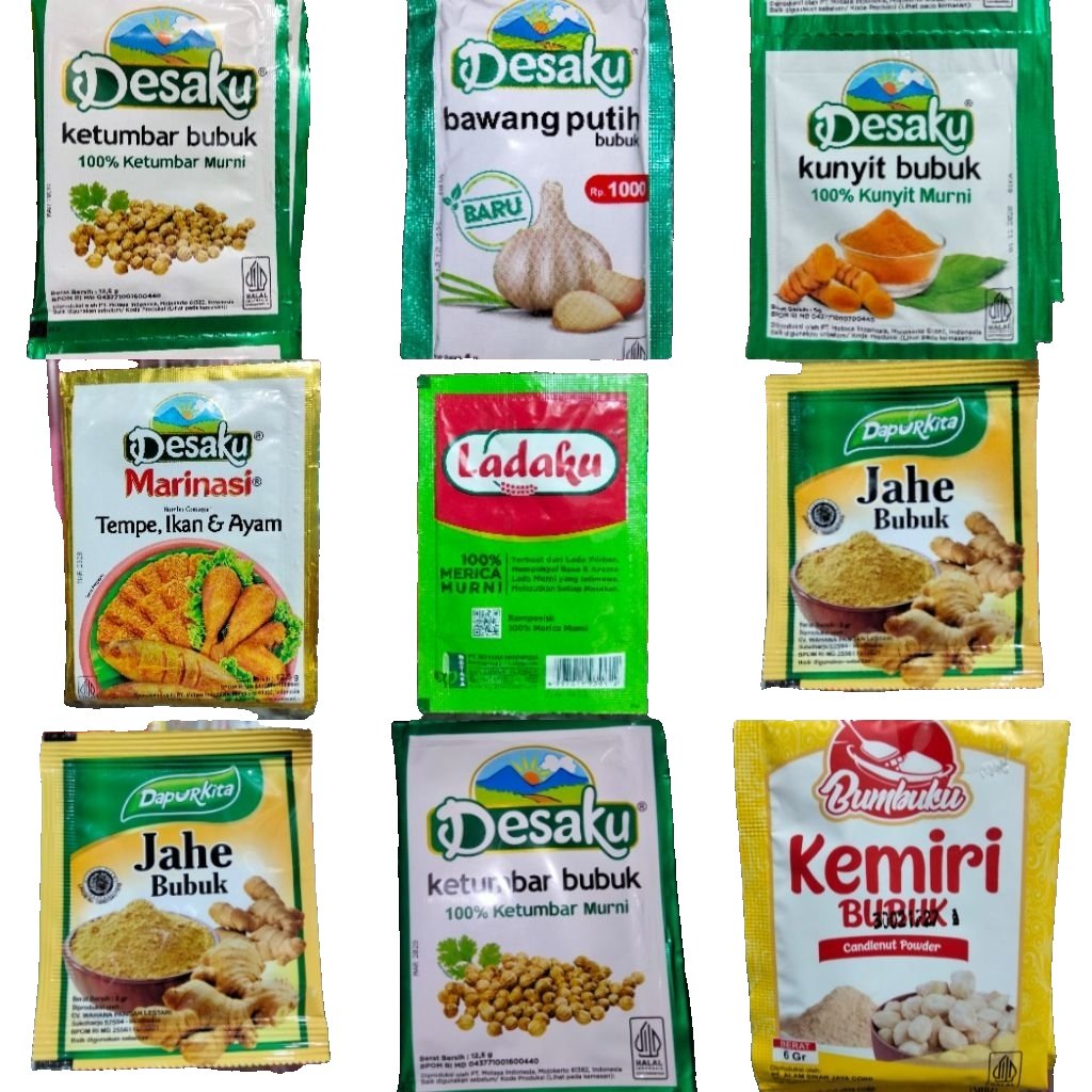 [ECER] DESAKU BUMBU INSTAN LENGKAP / BUMBU REMPAH HALUS PRAKTIS