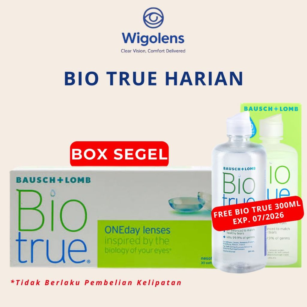 SOFTLENS BENING HARIAN BAUSCH AND LOMB BIO TRUE DAILY BOX BESAR