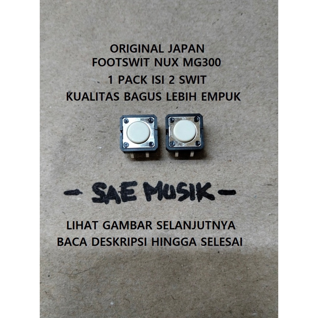 foot switch swit nux mg300 mg-300 mg 300 ORI JAPAN isi 2pcs