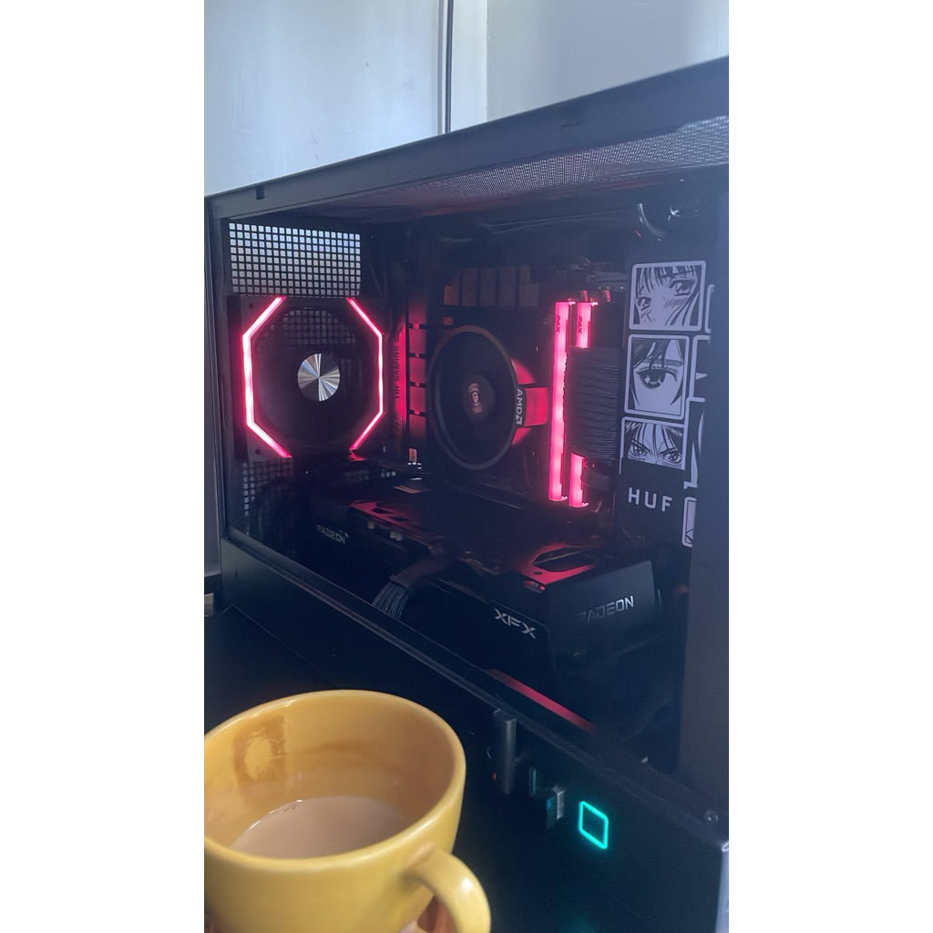 gpu vga amd rx 6600 xt/ 6600xt fullset xfx