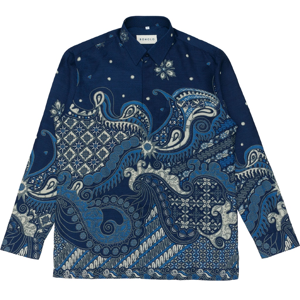 Batblu - Bonolo Kemeja Batik Lengan Panjang