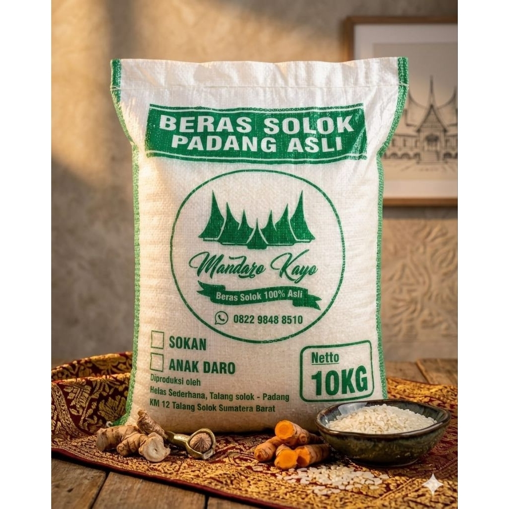 Beras Solok Bareh Solok Padang - ANAK DARO 10kg