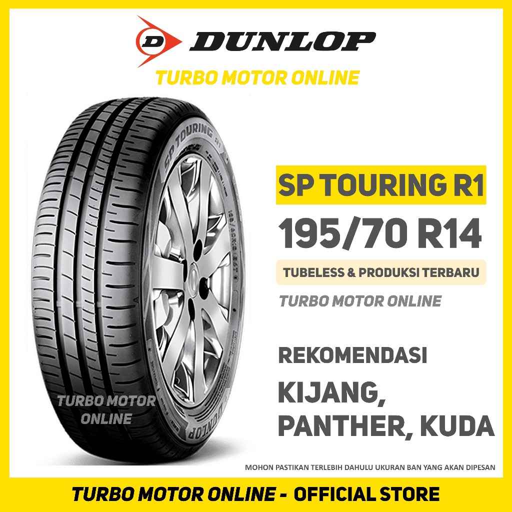 Ban Dunlop SP Touring R1 195/70 R14 Ban Mobil Panther Kijang Kuda