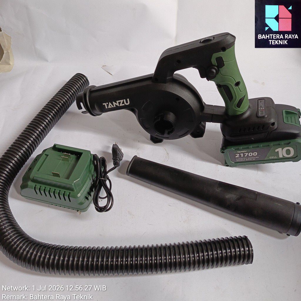 Blower Baterai Tanzu Brushless Portabel Daya Tinggi 2-in-1 6 speed 10cell lxt