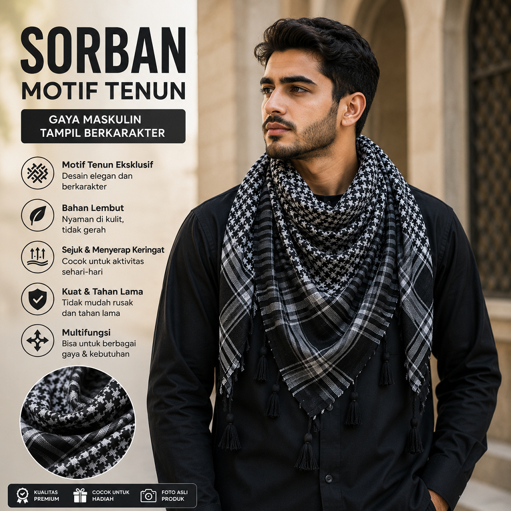 Sorban Arab Rumbai Model Terbaru Sorban Santri Keluaran Terbaru Sorban Keren