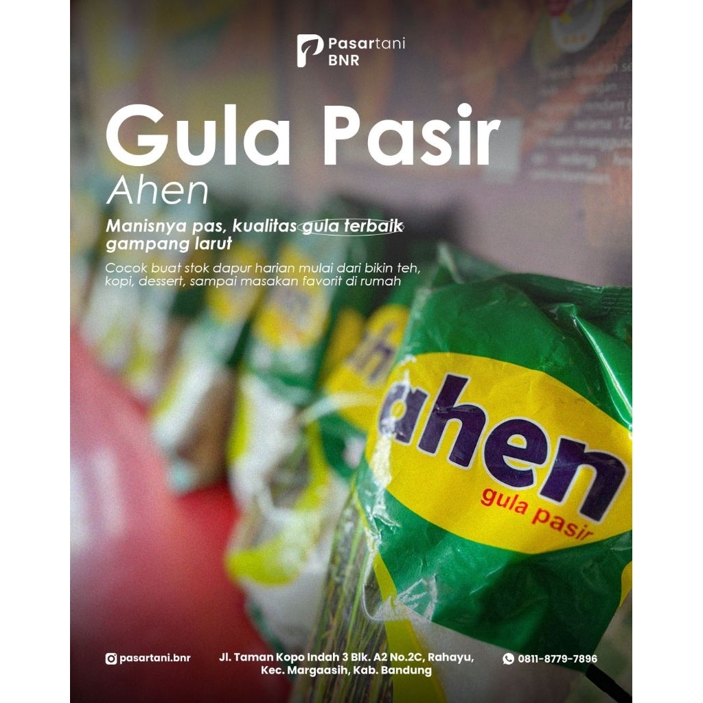 Gula Pasir Ahen 1Kg