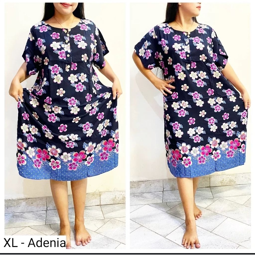 Daster hengky XL kancing terbaru LD 130 - Daster hengky Ld 130