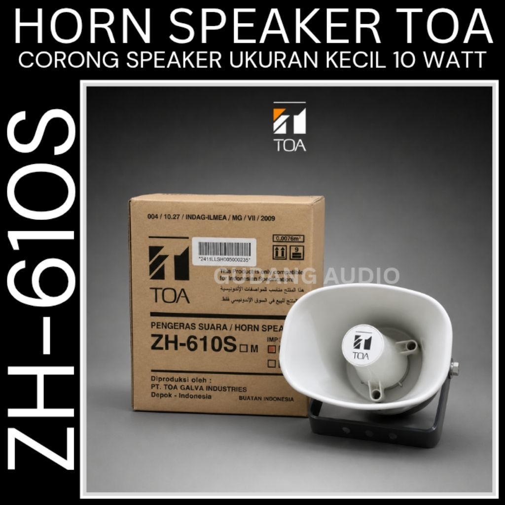 HORN SPEAKER CORONG TOA ZH-610S ZH 610 S 10 WATT SPEAKER SIRINE