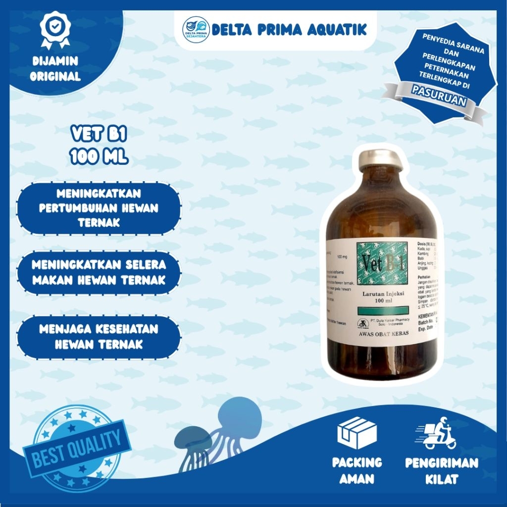 VET B1 - Vitamin B1 Duta Kaisar 100 ML.