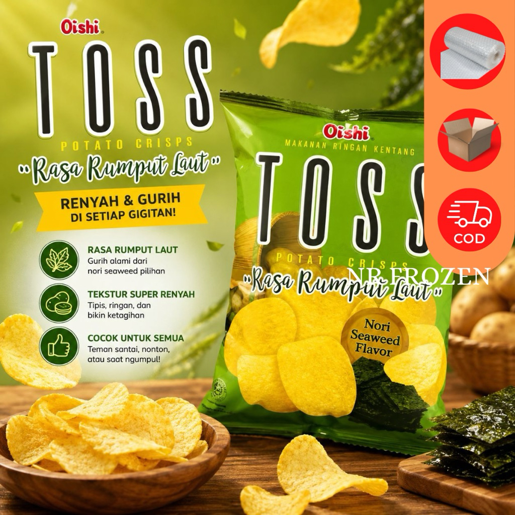 OISHI TOSS RASA RUMPUT LAUT 75G N2123