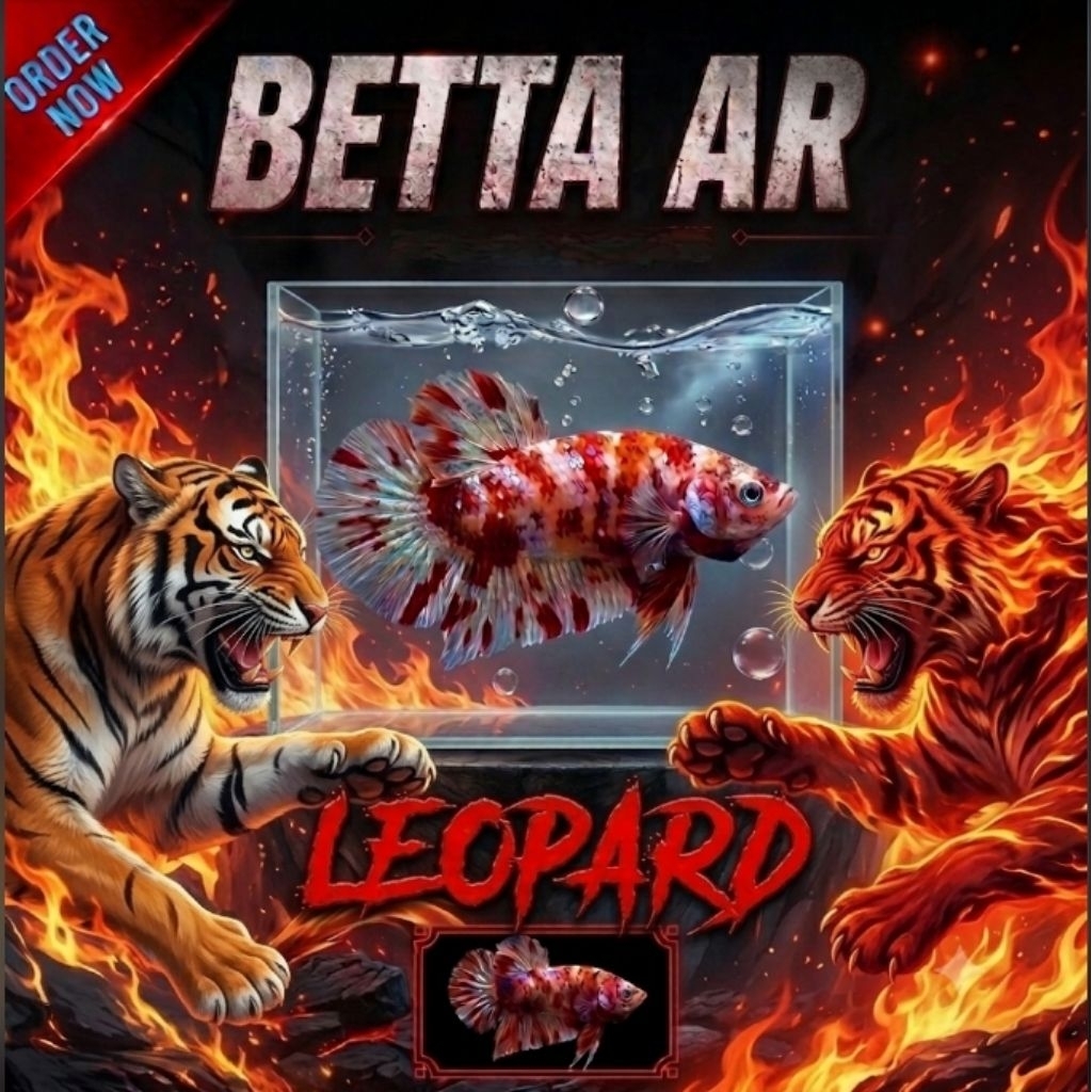 ikan cupang leopard