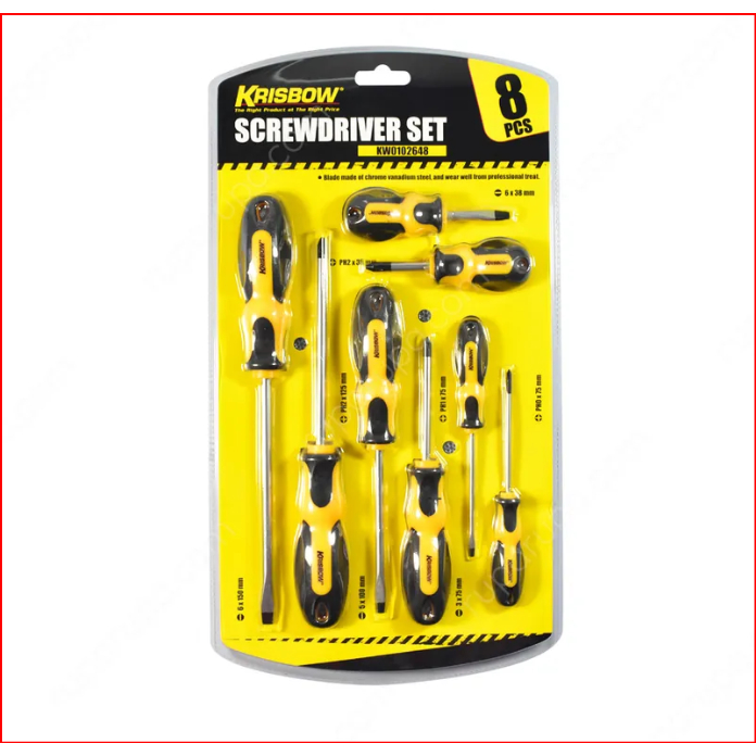 SET OBENG KOMBINASI 8 PCS; KW0102648 PRODUK ORIGINAL KRISBOW