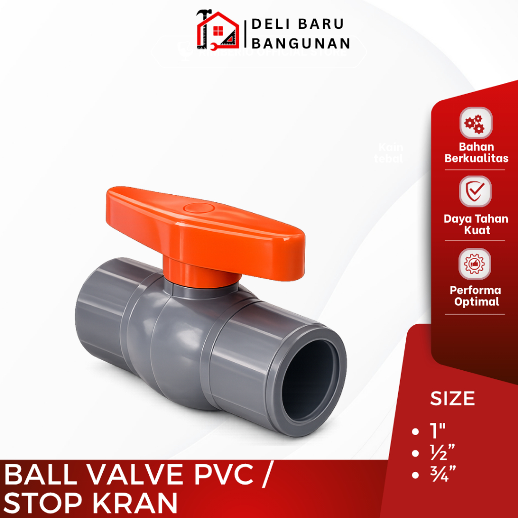 Ballvalve Valve / Stop Kran - 1/2 inch / 3/4 inch / 1 inch