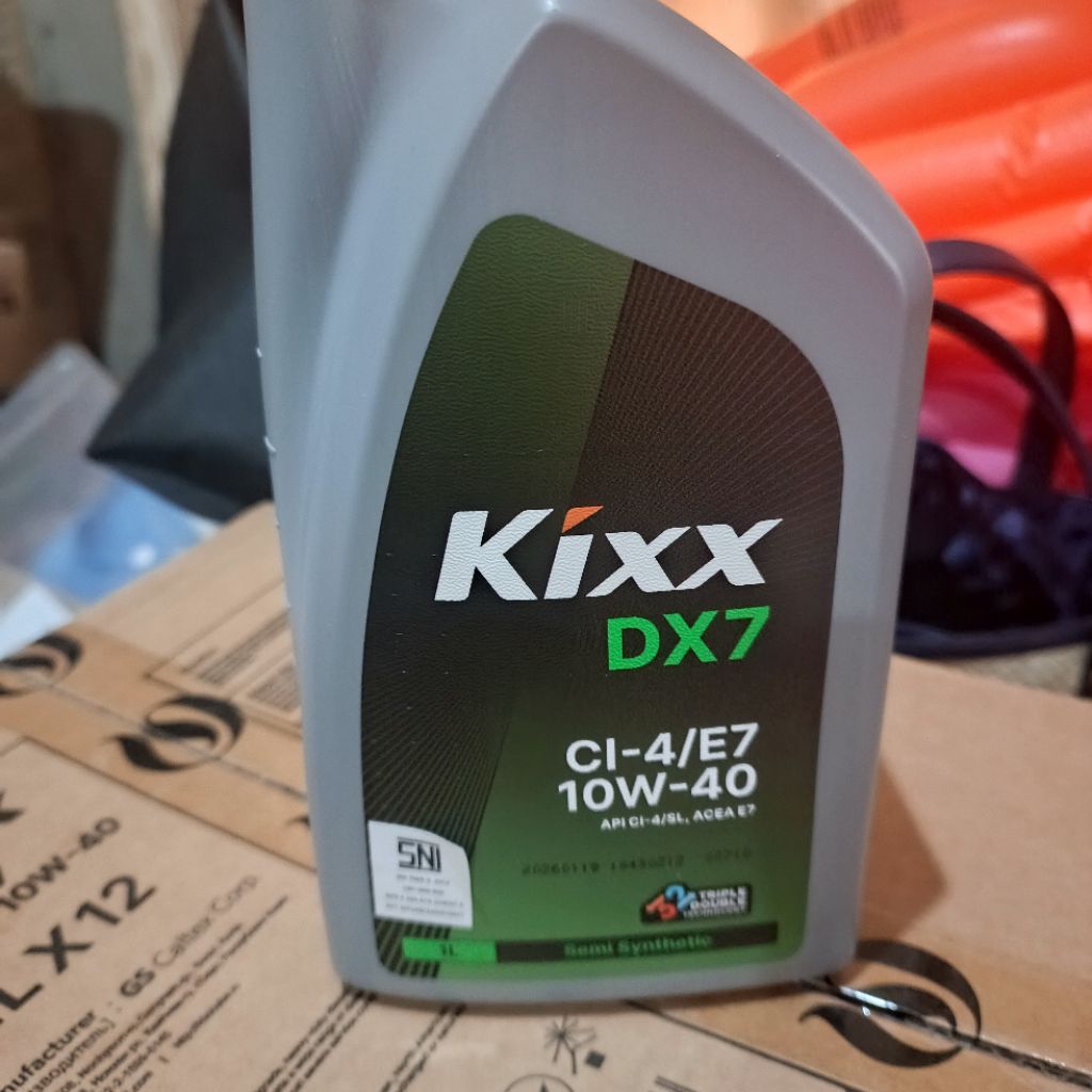 oli mesin diesel kixx DX7 10W-40 original 1 liter