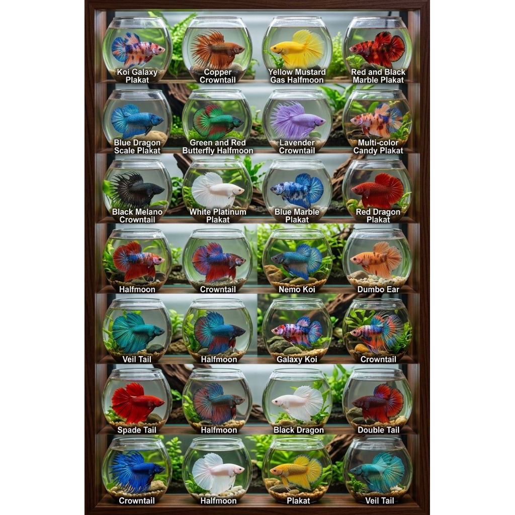 Ikan Cupang Hias Aneka Jenis