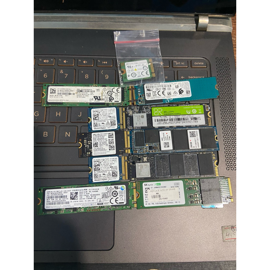 SSD NVME 512 SSD NVME 256/128 SSD M2 51/256