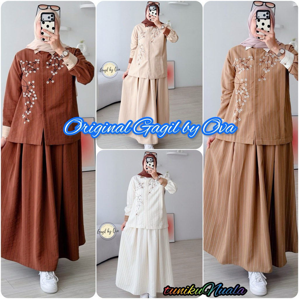 ZEINA SET ROK PREMIUM ORIGINAL GAGIL BY OVA dan JIHAN SETROK PREMIUM ORIGINAL GAGIL BY OVA