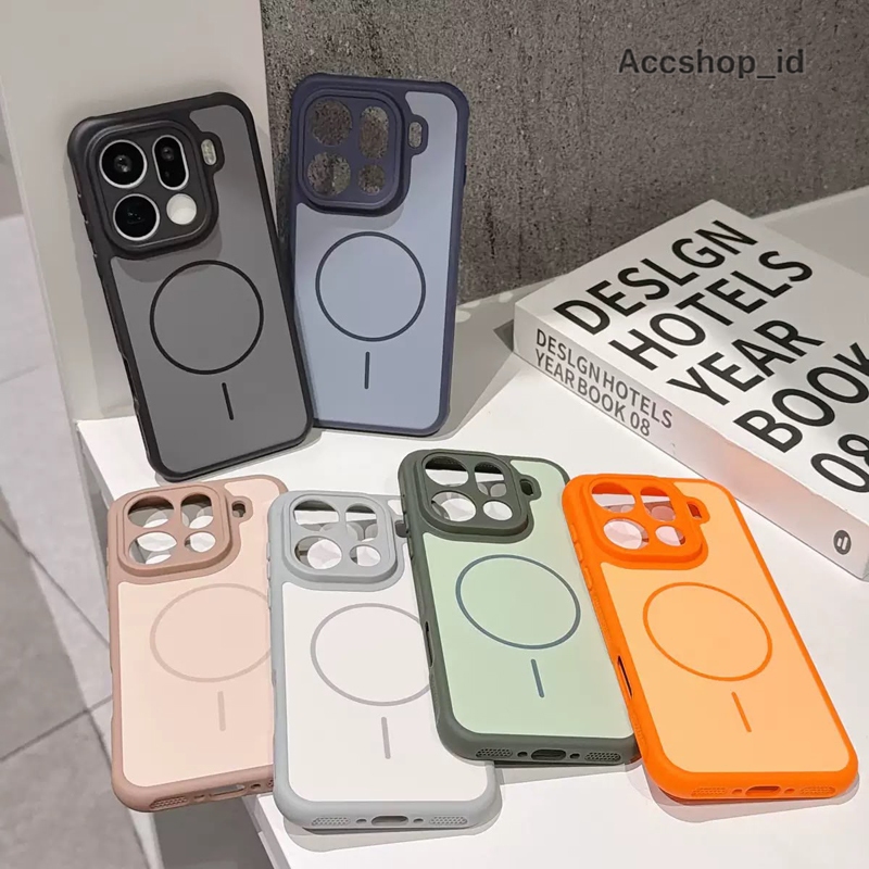 FROSTED MAGSAFE MATTE CASE FOR OPPO A3 NFC A3X A5 2025 A5X A6 A6X A9 A15 A16 A17 A18 A36 A38 A53 A54