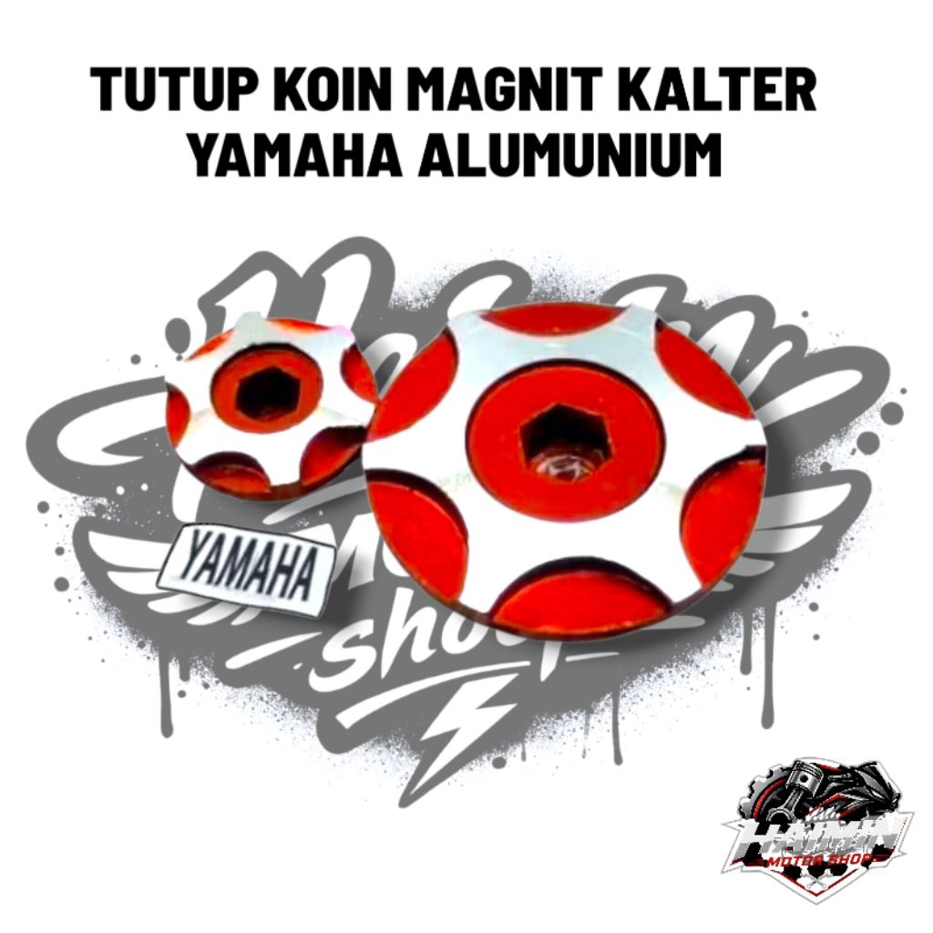 Koin tutup magnet yamaha cnc koin bak kalter magnet yamaha cnc variasi vega jupiter vixion