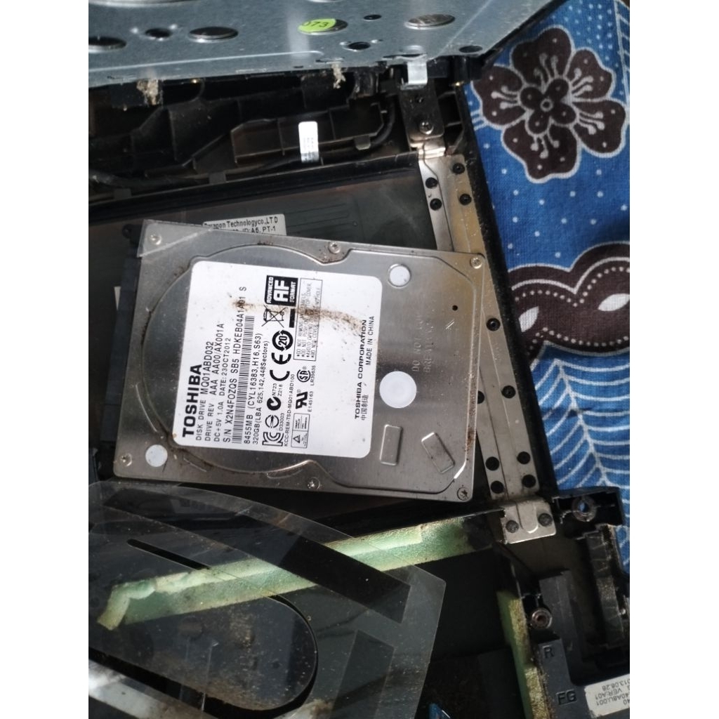 hard disk toshiba 320 100/100