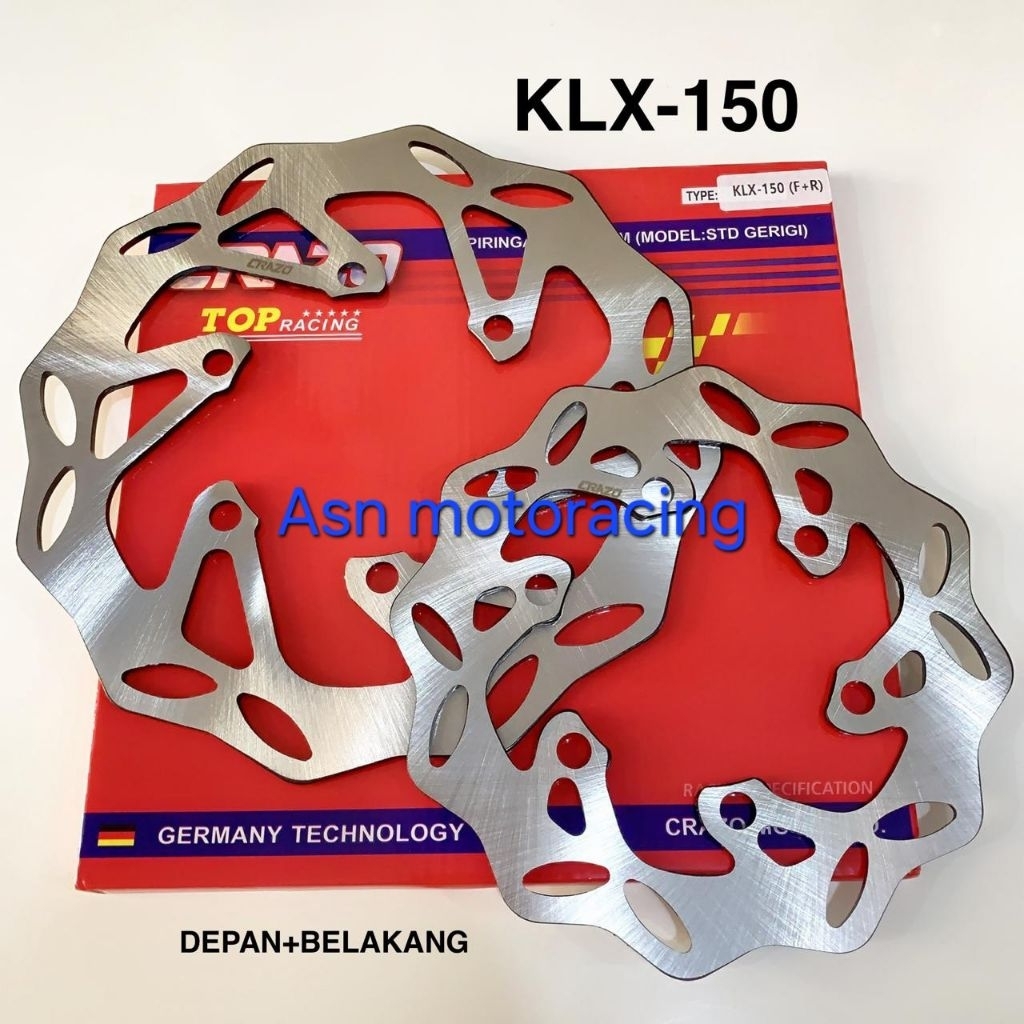 Piringan Cakram Depan Belakang Klx 150 Disc Cakram Depan Klx 150 Disc Cakram Rem Belakang Klx 150