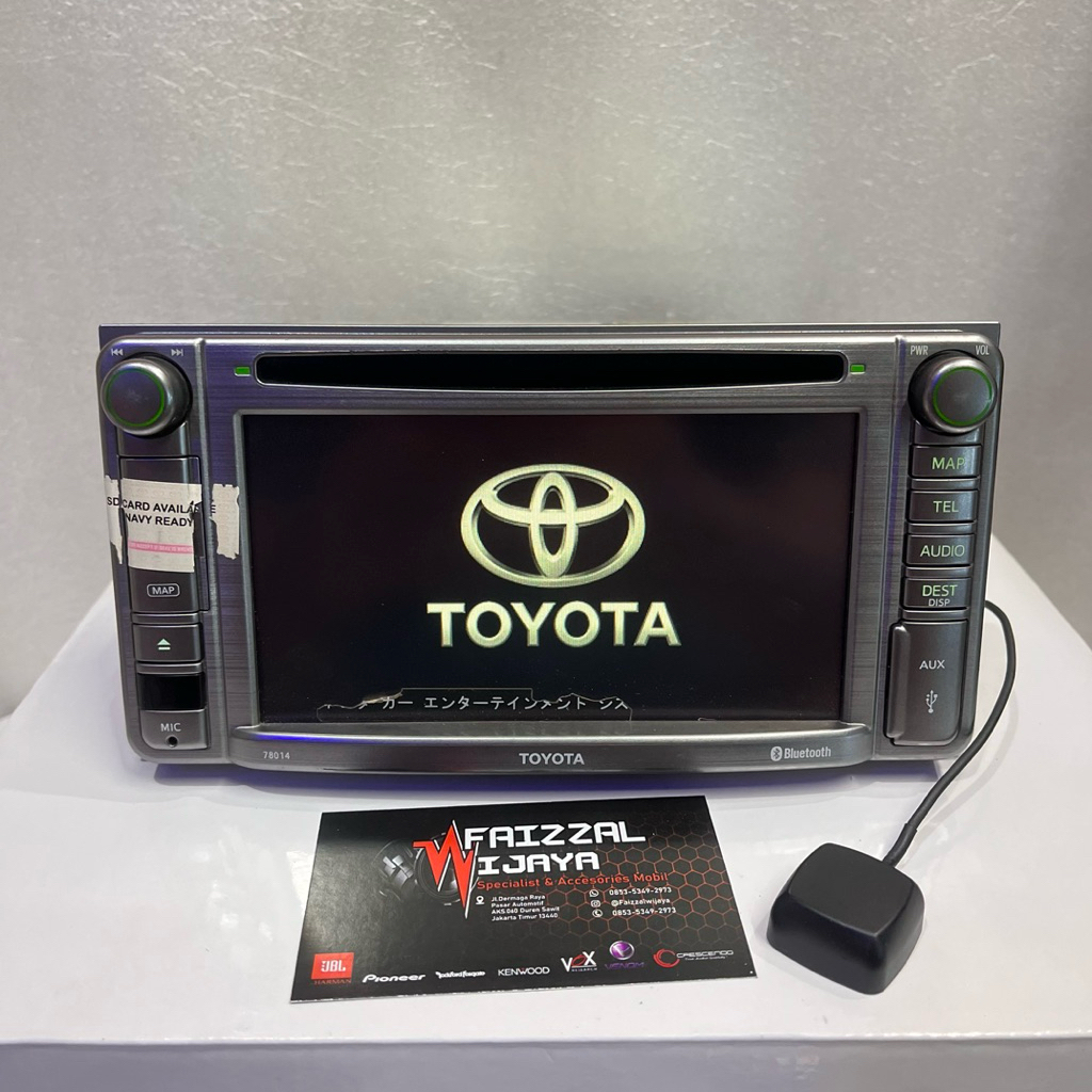 Head unit Toyota Alphard 2013 G 7inch panatik tombol