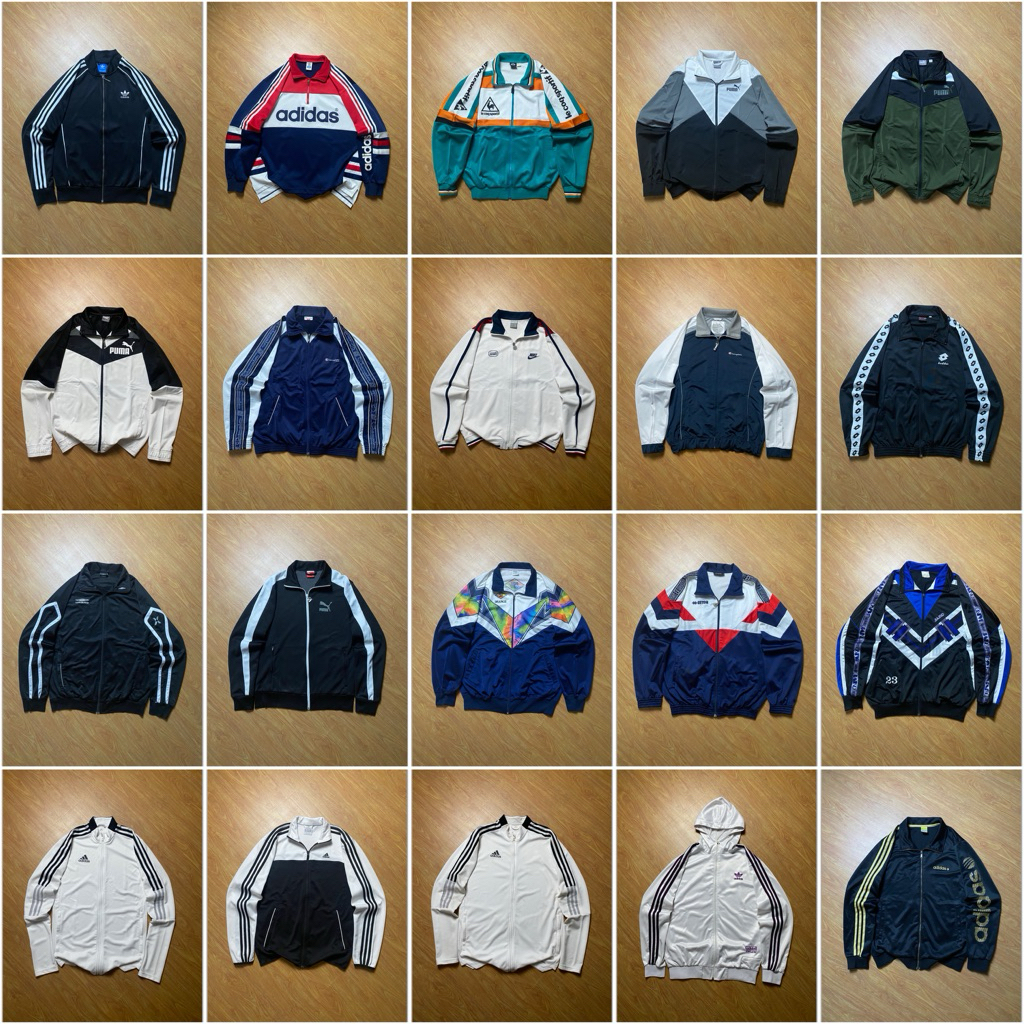 Tracktop Vintage Colorblock Jacket Second PxL ada dimedia sosial
