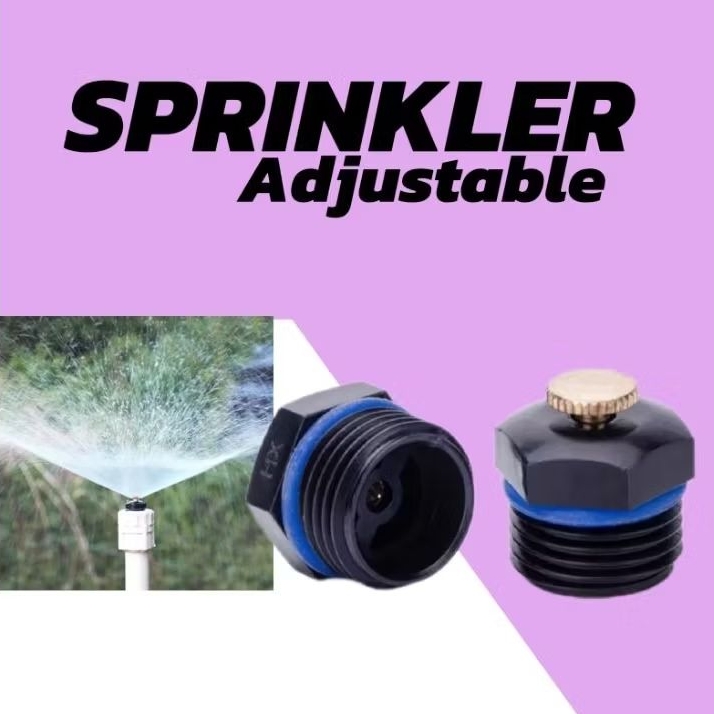 SPRINKLER KABUT 1/2 INCI SPRINKLER ADJUSTABLE SPRINKLER TAMAN KEBUN SPRINKLER MINI