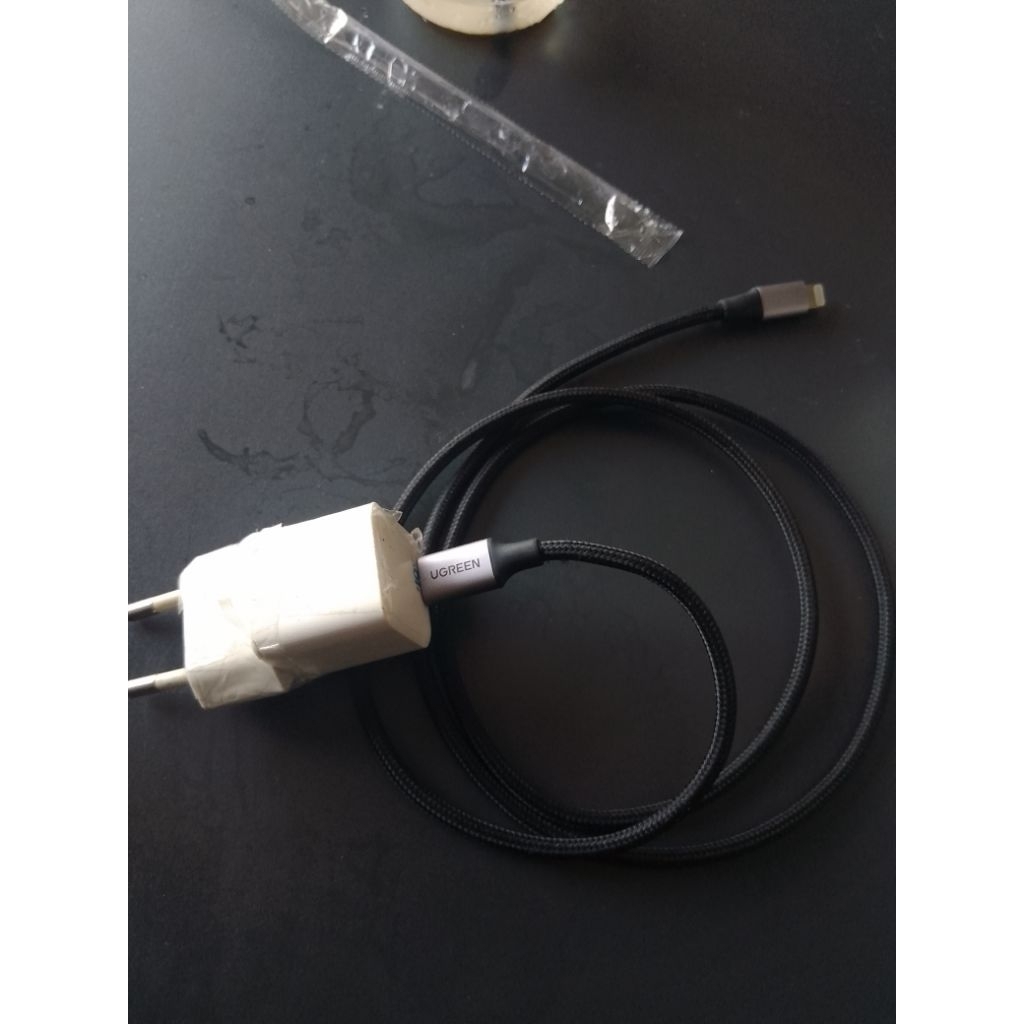 Kabel Charger Ugreen Fast Charging dan Adaptor Charger Anker 20 WAT