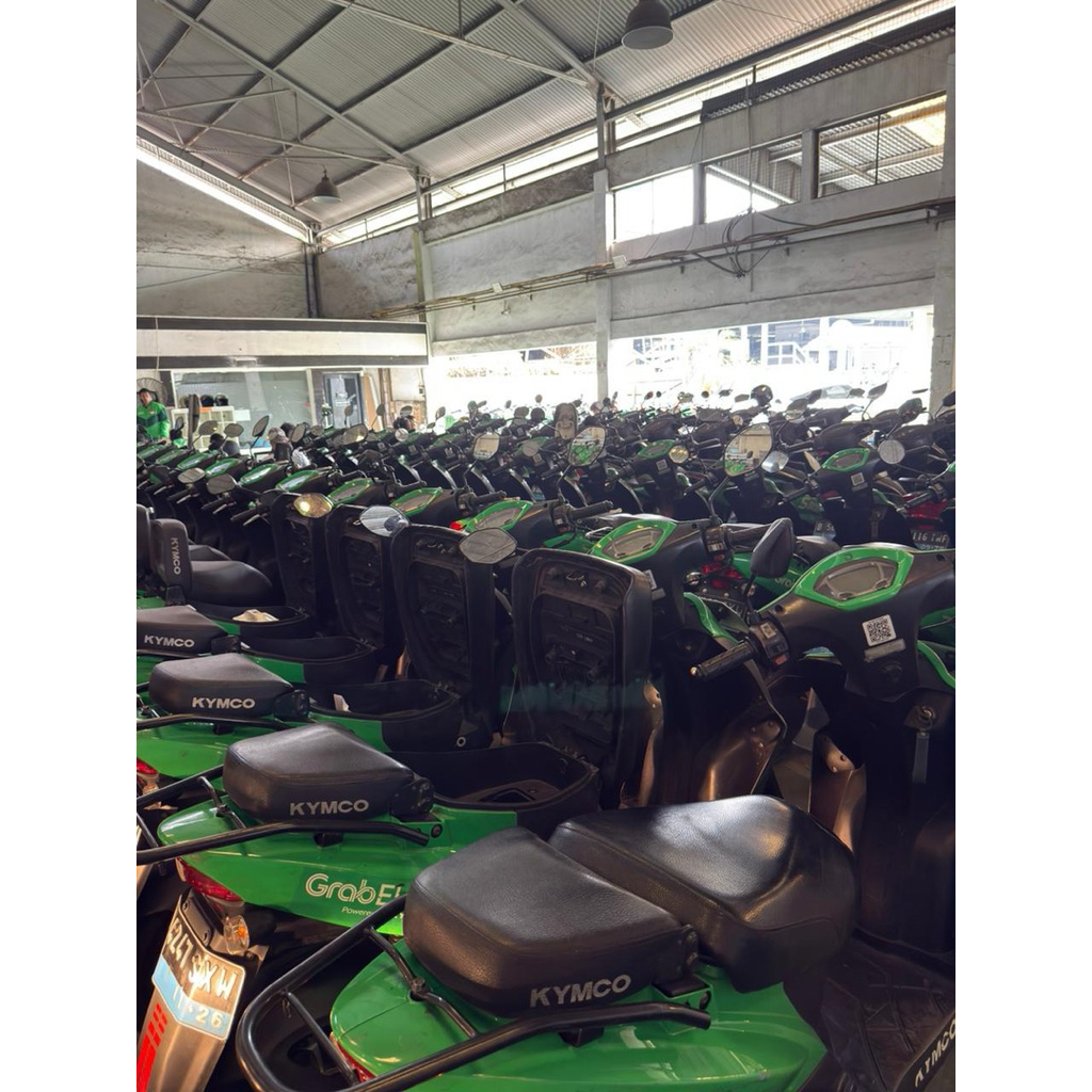 kymco motor listrik bekas grab , normal non batrei