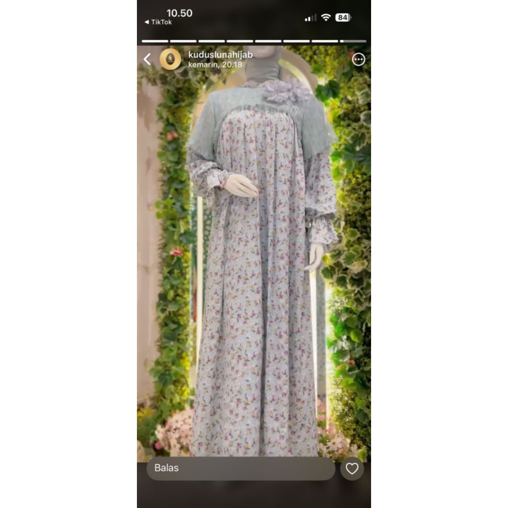 gamis luna kemayu size S