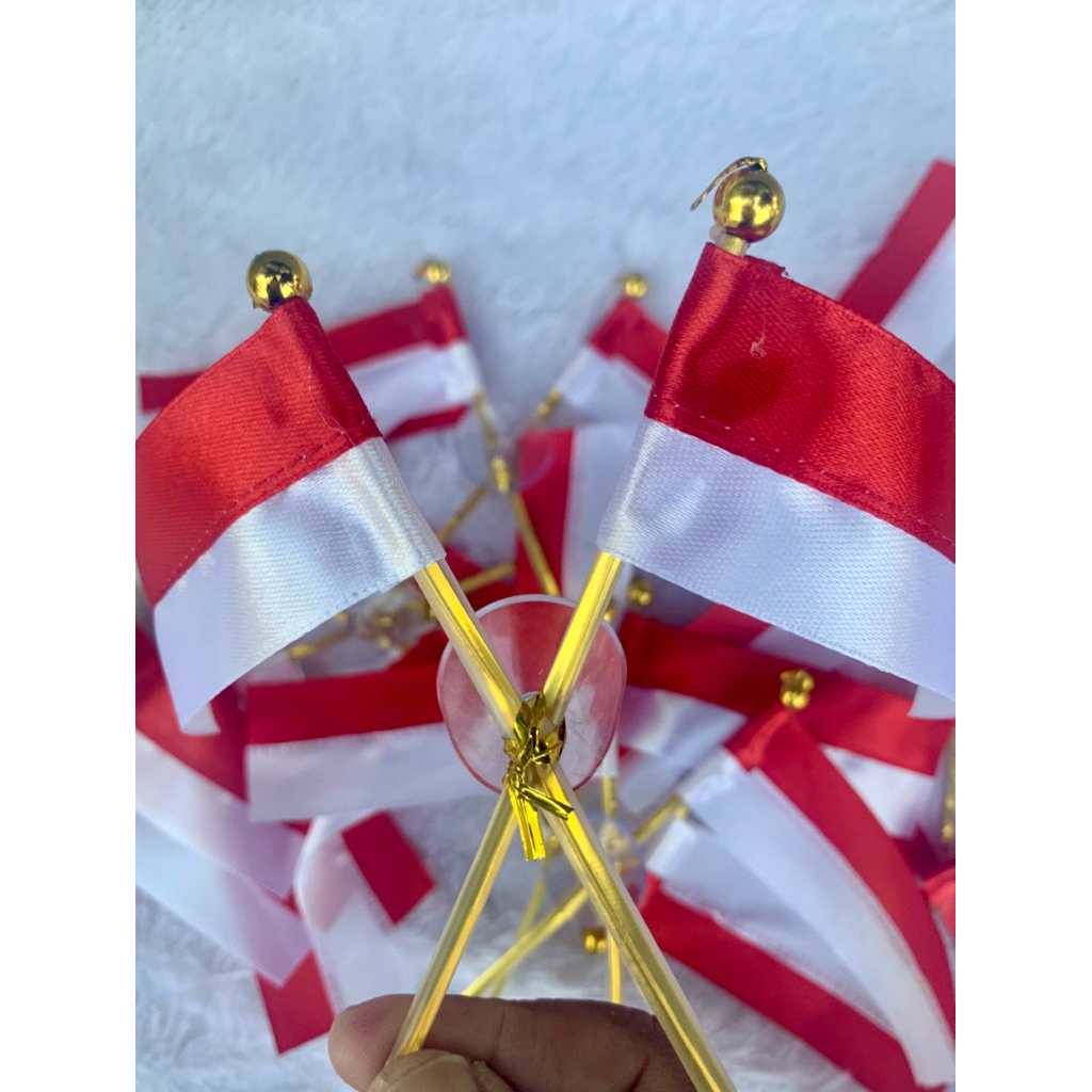 Bendera merah putih kaca mobil bendera merah putih silang bendera merah putih ceplok