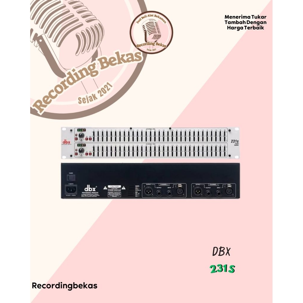 Equalizer Band DBX 231 S Original 231S
