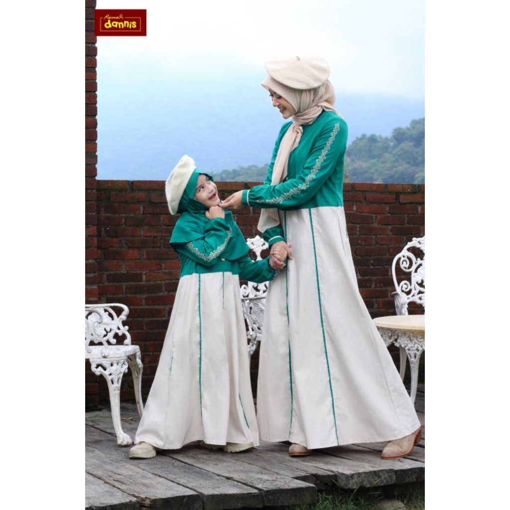 GAMIS MOM&KISD BY.RUMAH DANNIS/GAMIS TERBARU DANNIS