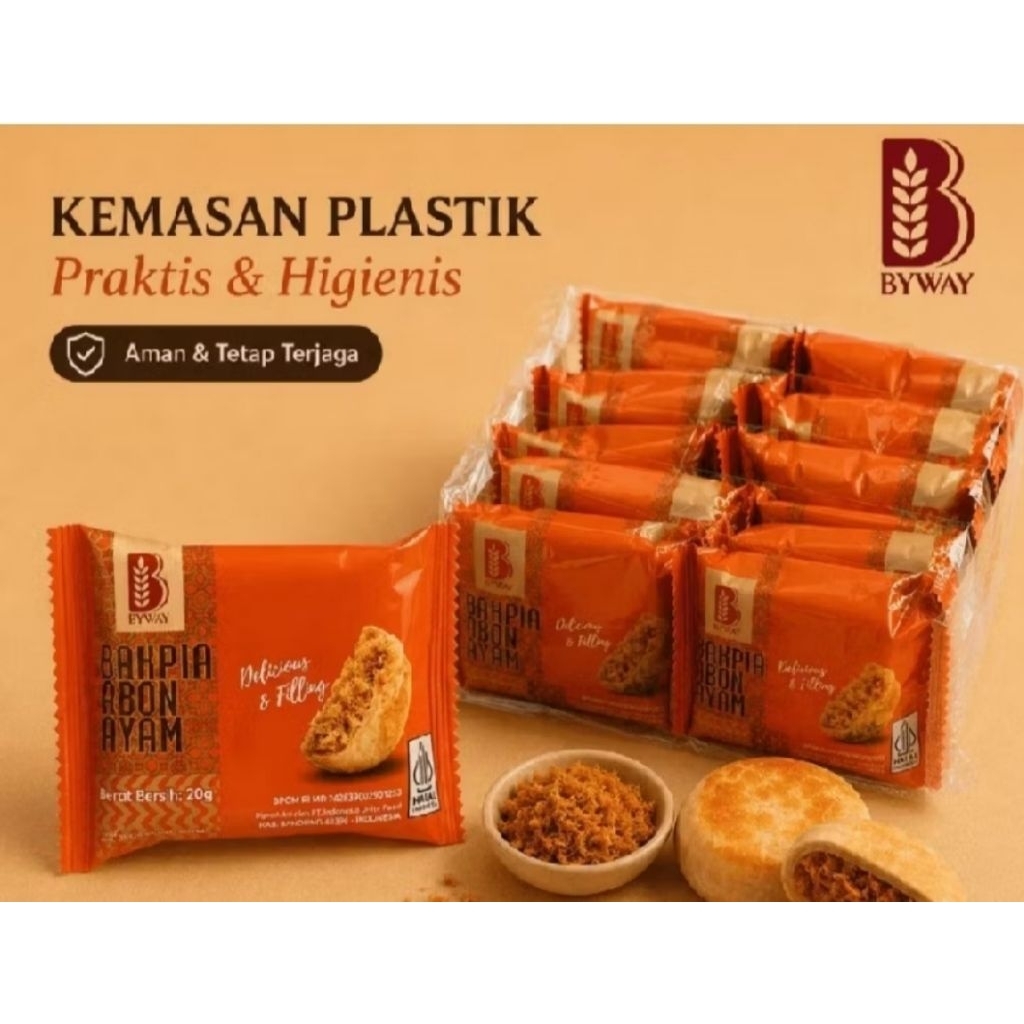 BAKPIA ABON AYAM BYWAY ISI 10PCS