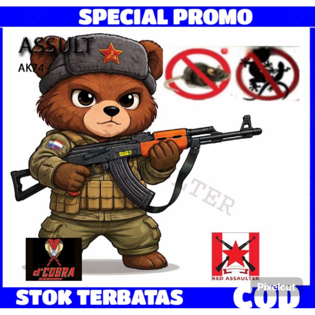 Permainan Pajangan Outdoor Beruang Euroasia Rusia AK47MAINAN PISTOL PISTOLAN/TEMBAKAN PELURU BUSA/TE