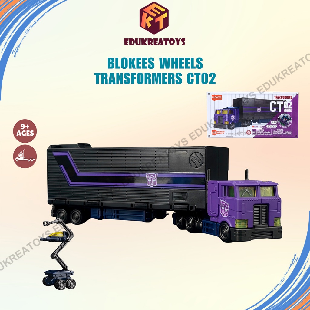 Wheels CT02 Blokees Transformers Optimus Prime 75611 Mainan mobil (SG Optimus Prime Only)