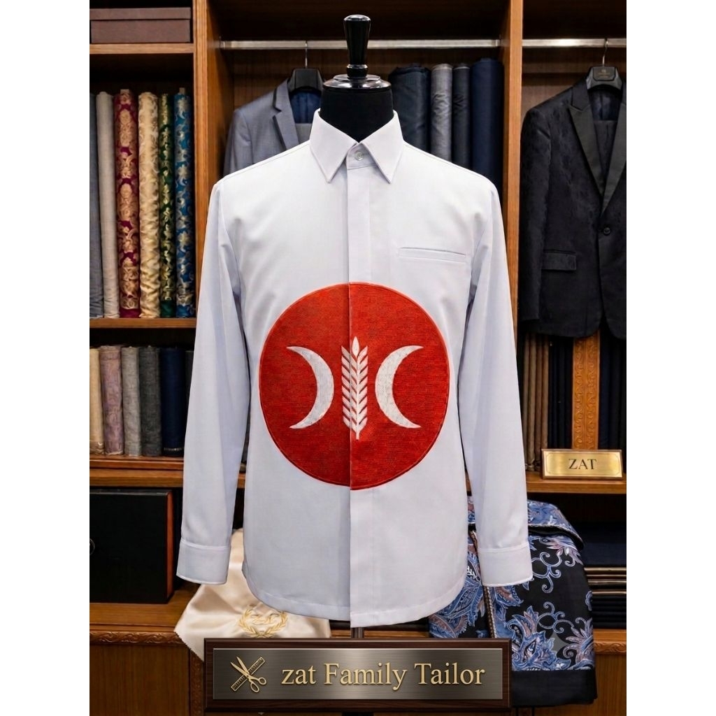 KEMEJA BORDIR MOTIF PKS