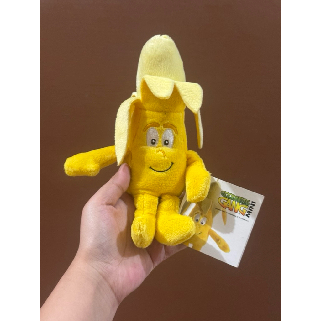 Boneka Karakter Pisang kecil Lucu size 20cm Original / Boneka Karakter Buah Pisang / Boneka Little B