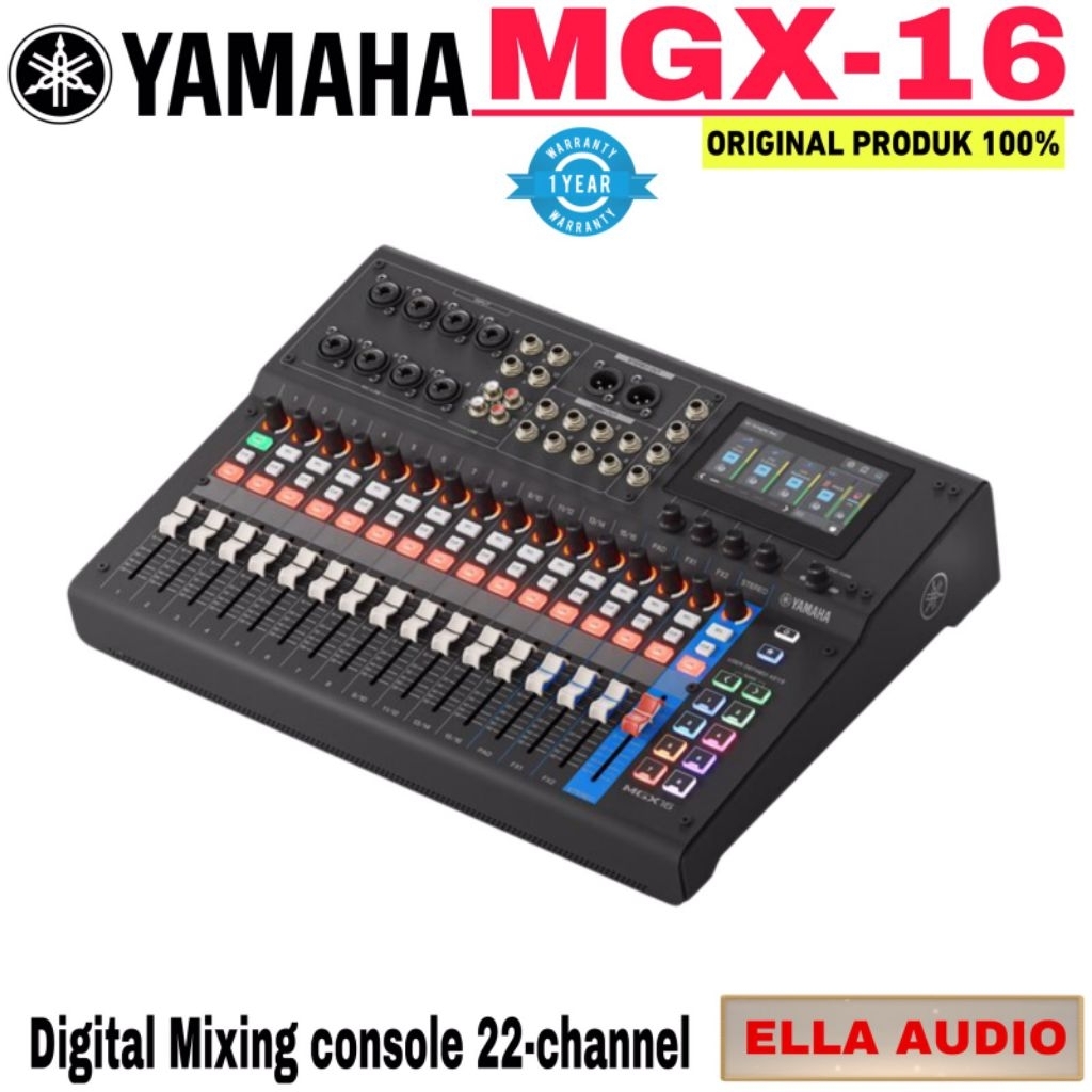 Yamaha MGX16 Digital Mixer Audio 22-Channel Mixing Console MGX-16