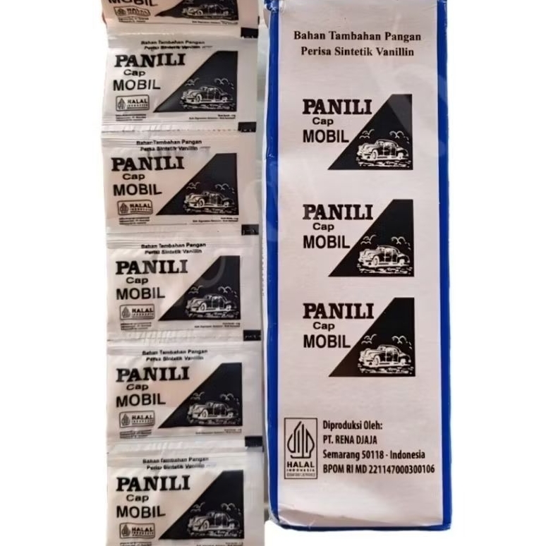 Vanili Panili Vanilla Bubuk Cap Mobil isi 5 saset