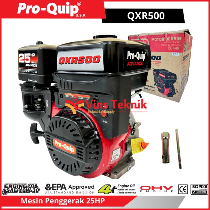 PROQUIP QXR500 Mesin Penggerak Bensin Engine 25HP QXR 500 439 cc