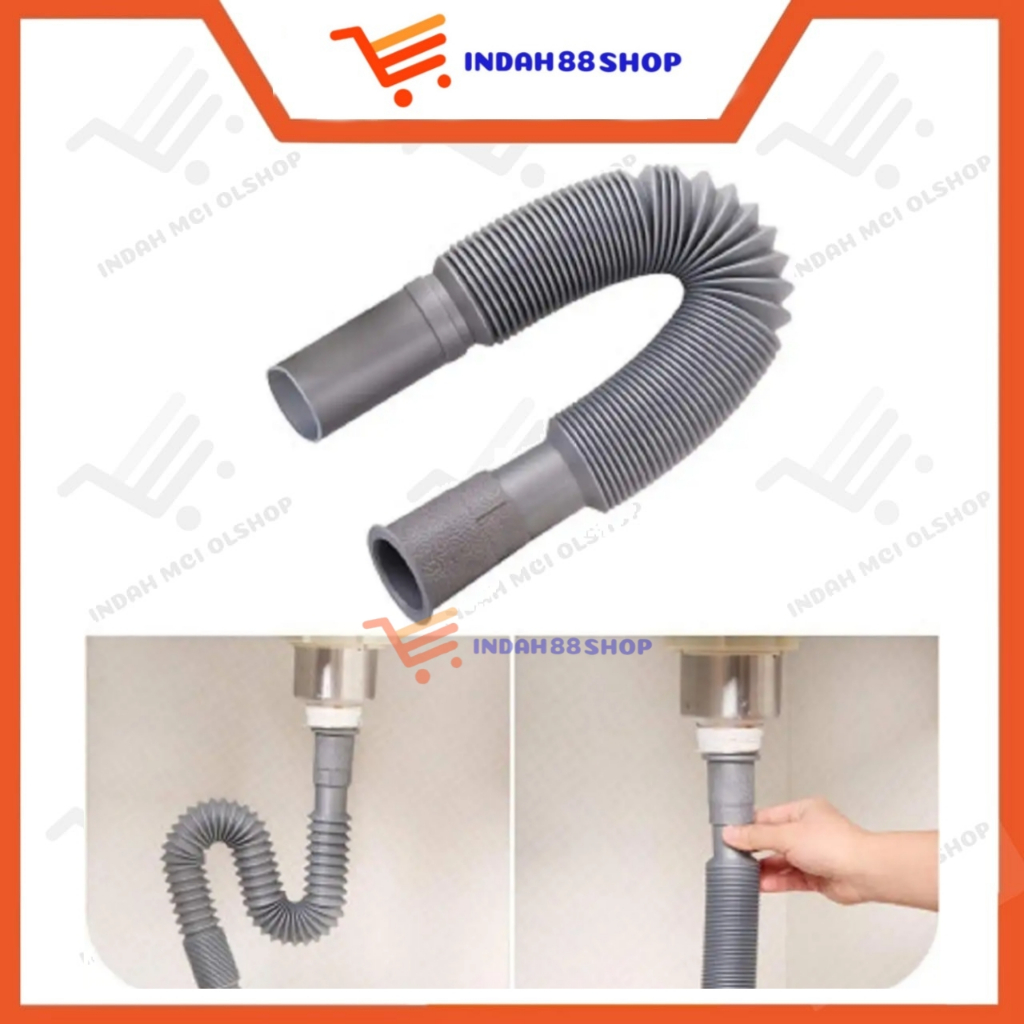 Selang Afur Wastafel / Selang Tarik Flexible Bcp / Selang Pembuangan Bak Cuci Piring